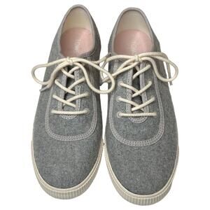 TOMS Carmel Drizzle Gray Felt Sneakers Size 8